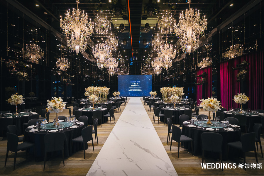 摯愛盛典｜WEDDINGS新娘物語 X 萊特薇庭｜時尚黑金．主題婚禮發布晚宴