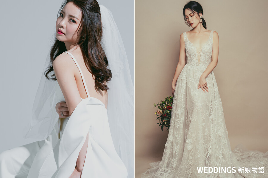 婚紗照這樣拍超韓!決定韓系婚紗攝影15個關鍵 韓式婚紗風格|一面素牆化身女神