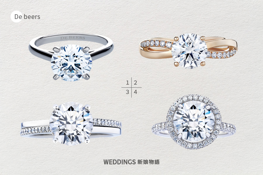 DE BEERS 戴比爾斯求婚鑽戒款式推薦
