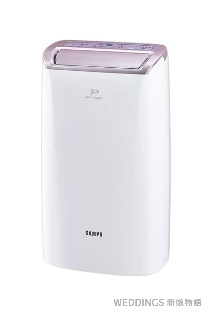 SAMPO 聲寶 AD-W124P 12L 水離子清淨除濕機，具備空氣過濾與除濕雙重功能