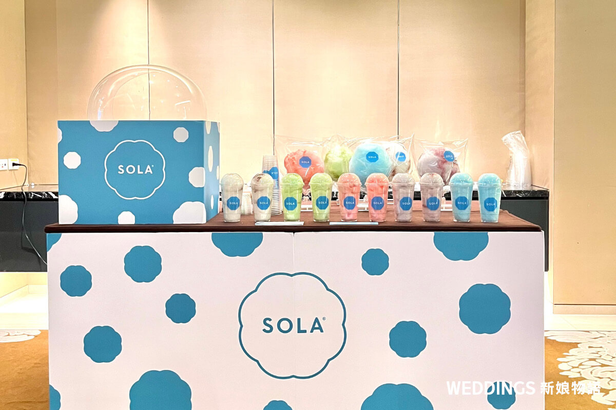 SOLA日式棉花糖婚禮小物展示