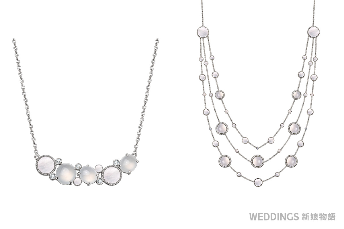 TRACEY CHEN WATERDROP 白色翡翠項鍊